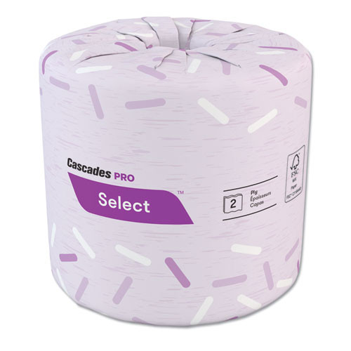 Cascades PRO Select Standard Bath Tissue, 2-Ply, White